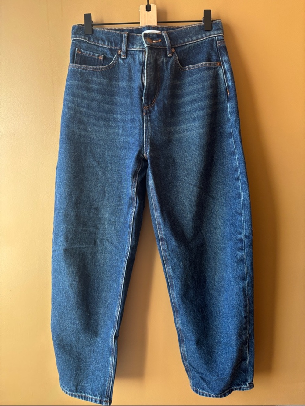 Classic High-Rise Blue Denim Jeans